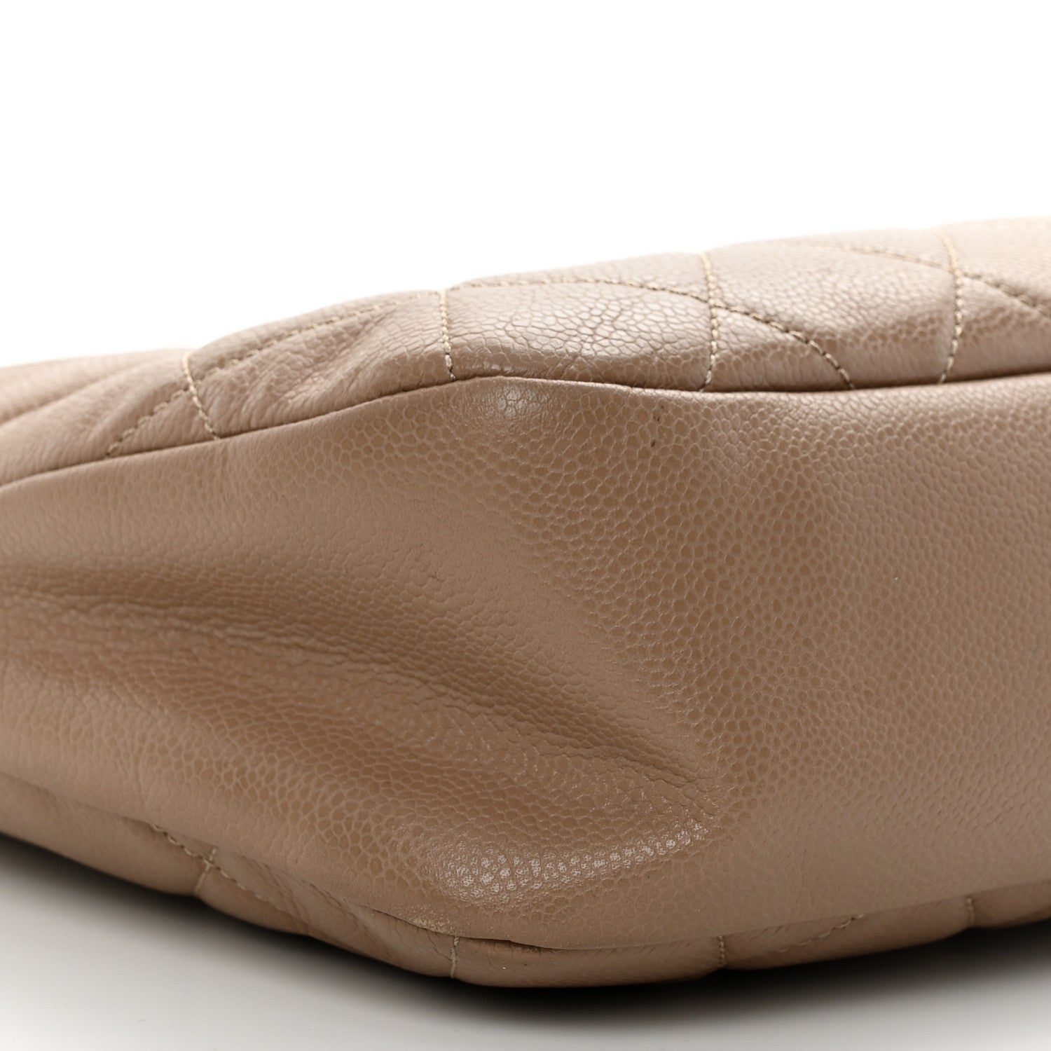 Chanel Caviar Quilted Timeless CC Soft Tote Beige 9 of 10