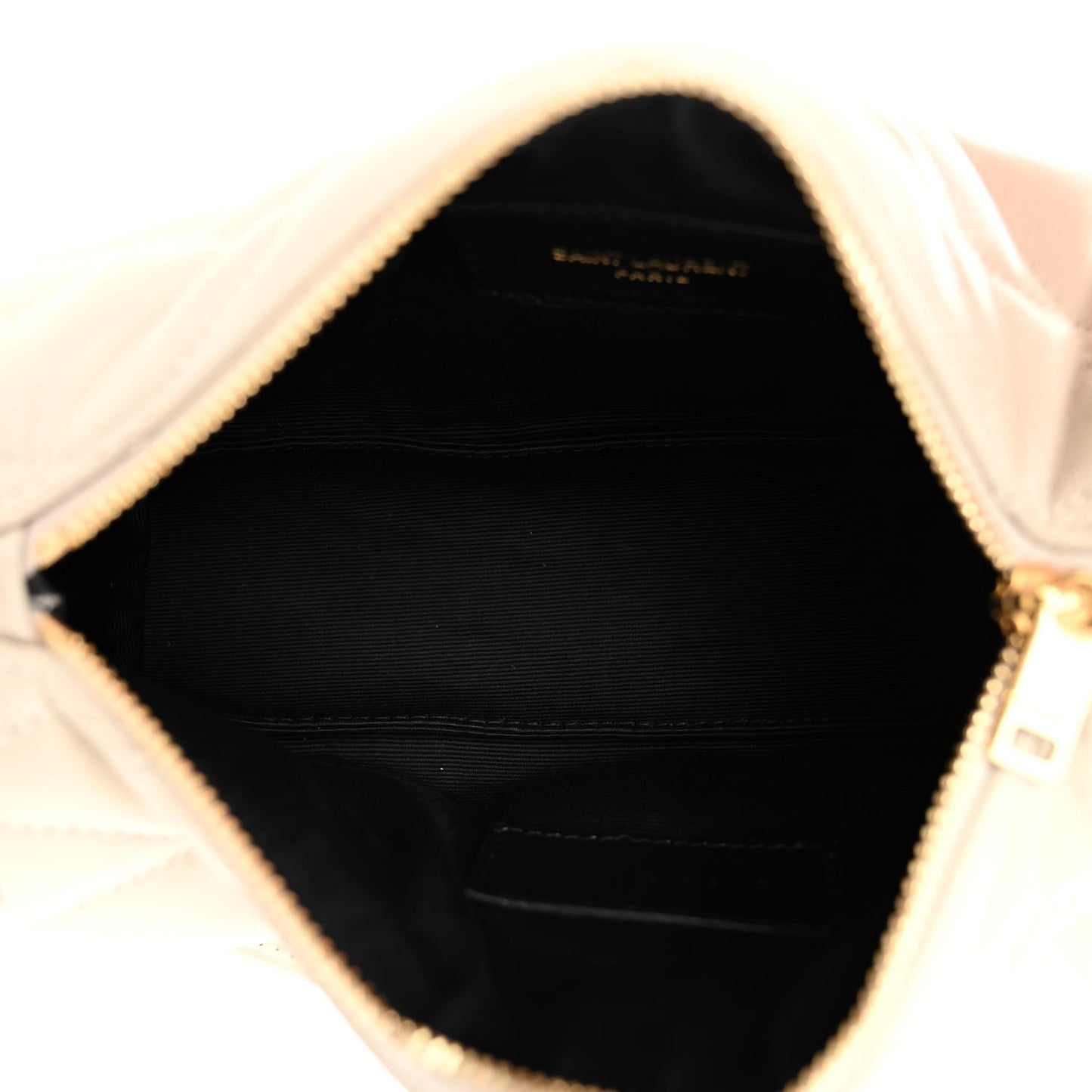 Lambskin Monogram Mini Sade Tube Bag Crema Soft