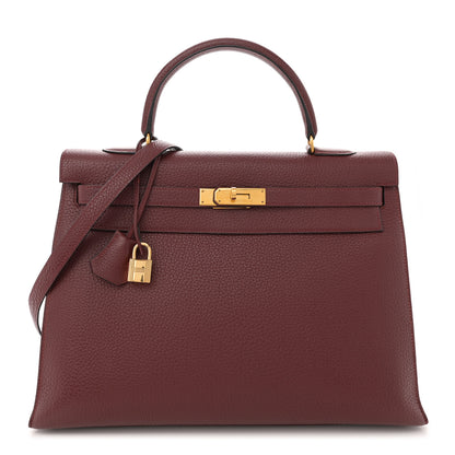 Hermes Ardennes Kelly Sellier 35 Rouge H 1 of 15