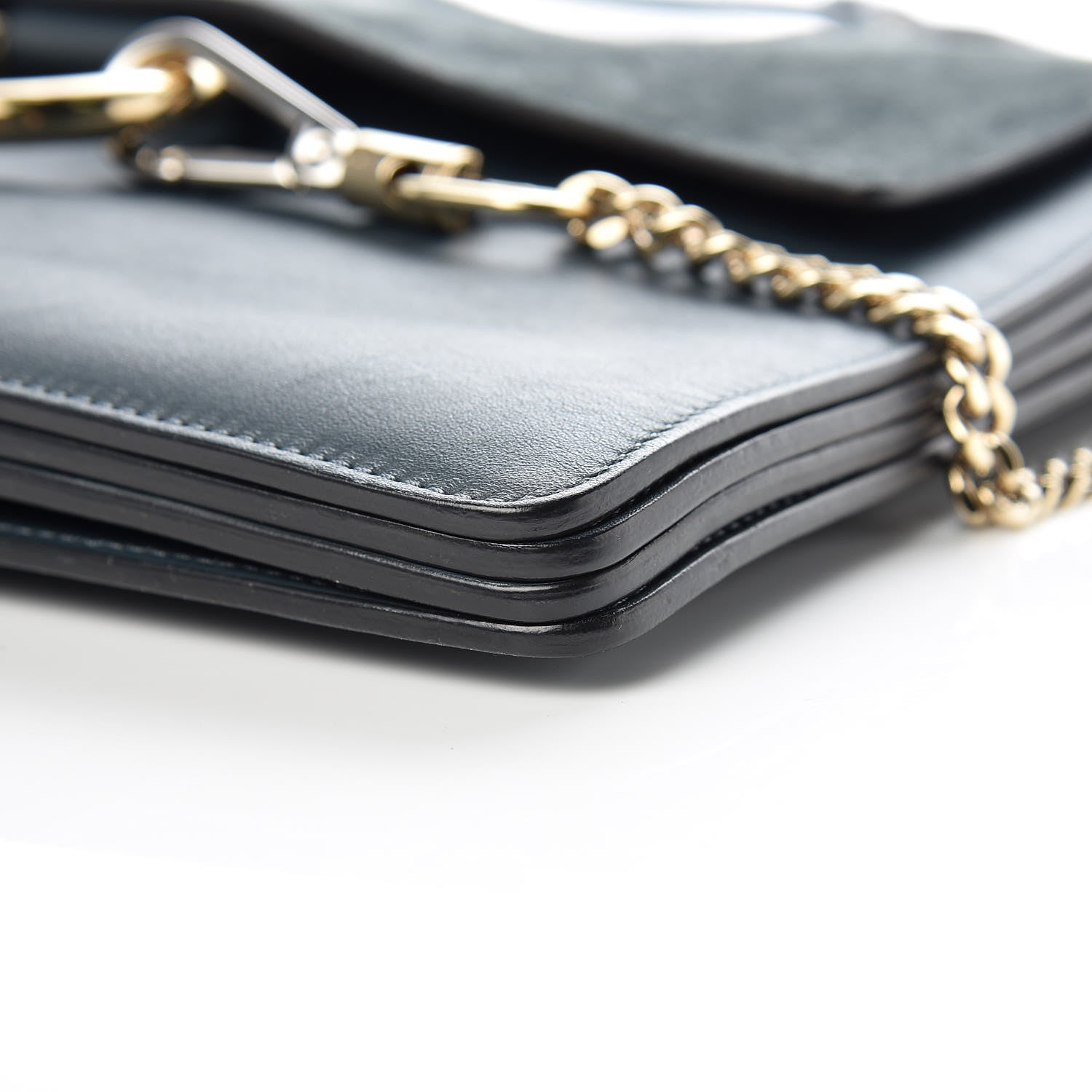 Chloe Suede Calfskin Medium Faye Shoulder Bag Silver Blue 8 of 16
