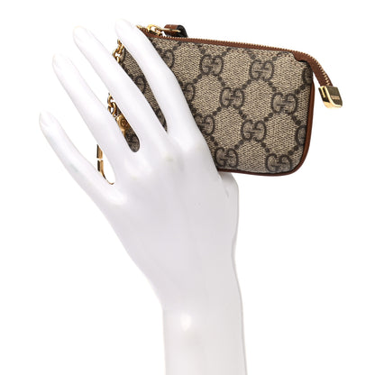 Gucci GG Supreme Monogram Key Case Brown 2 of 7