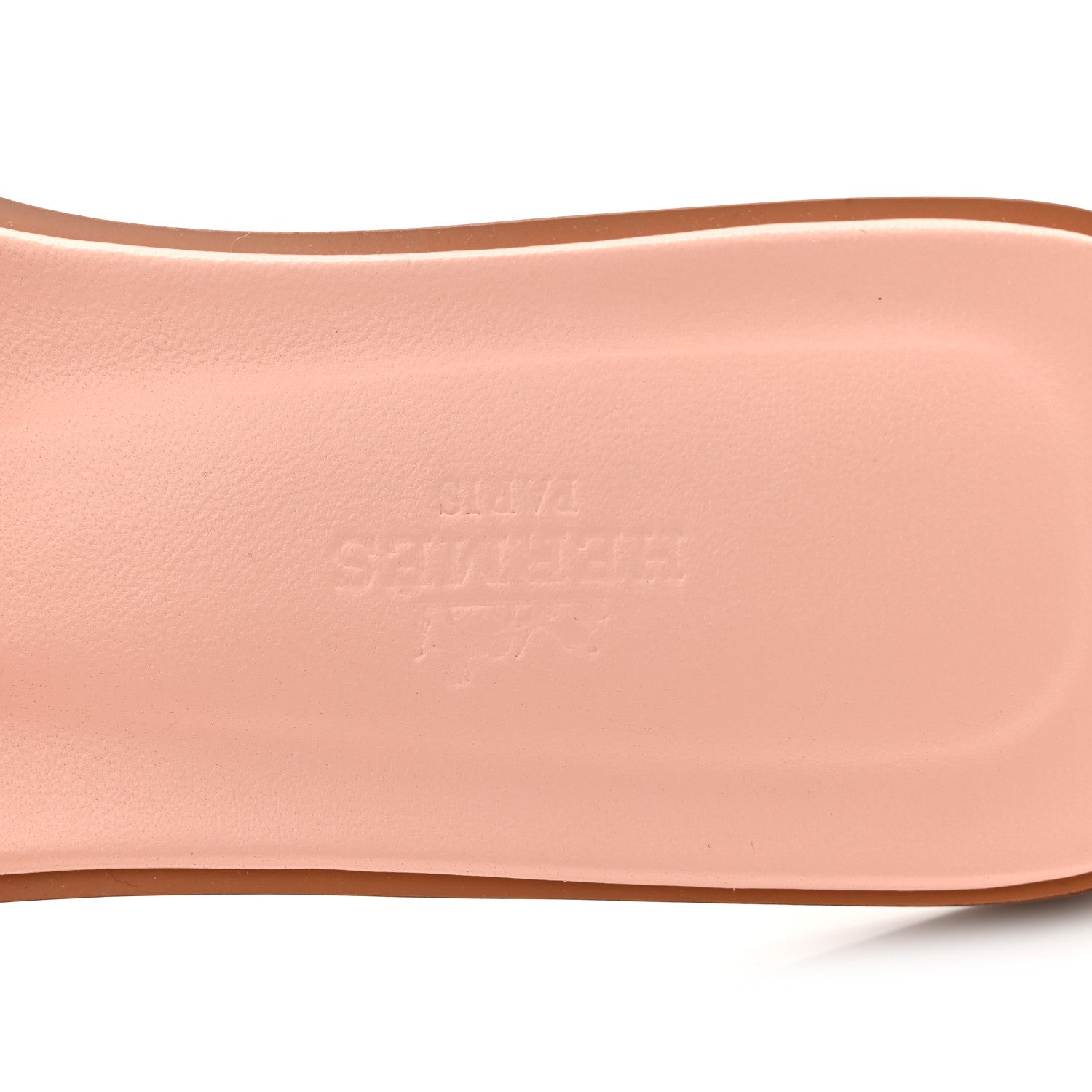 Hermes Epsom Oran Sandals 37 Rose Pale 8 of 10