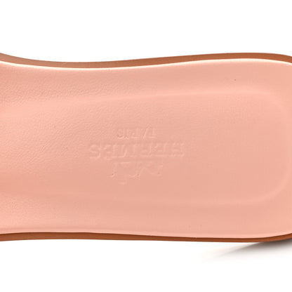 Hermes Epsom Oran Sandals 37 Rose Pale 8 of 10