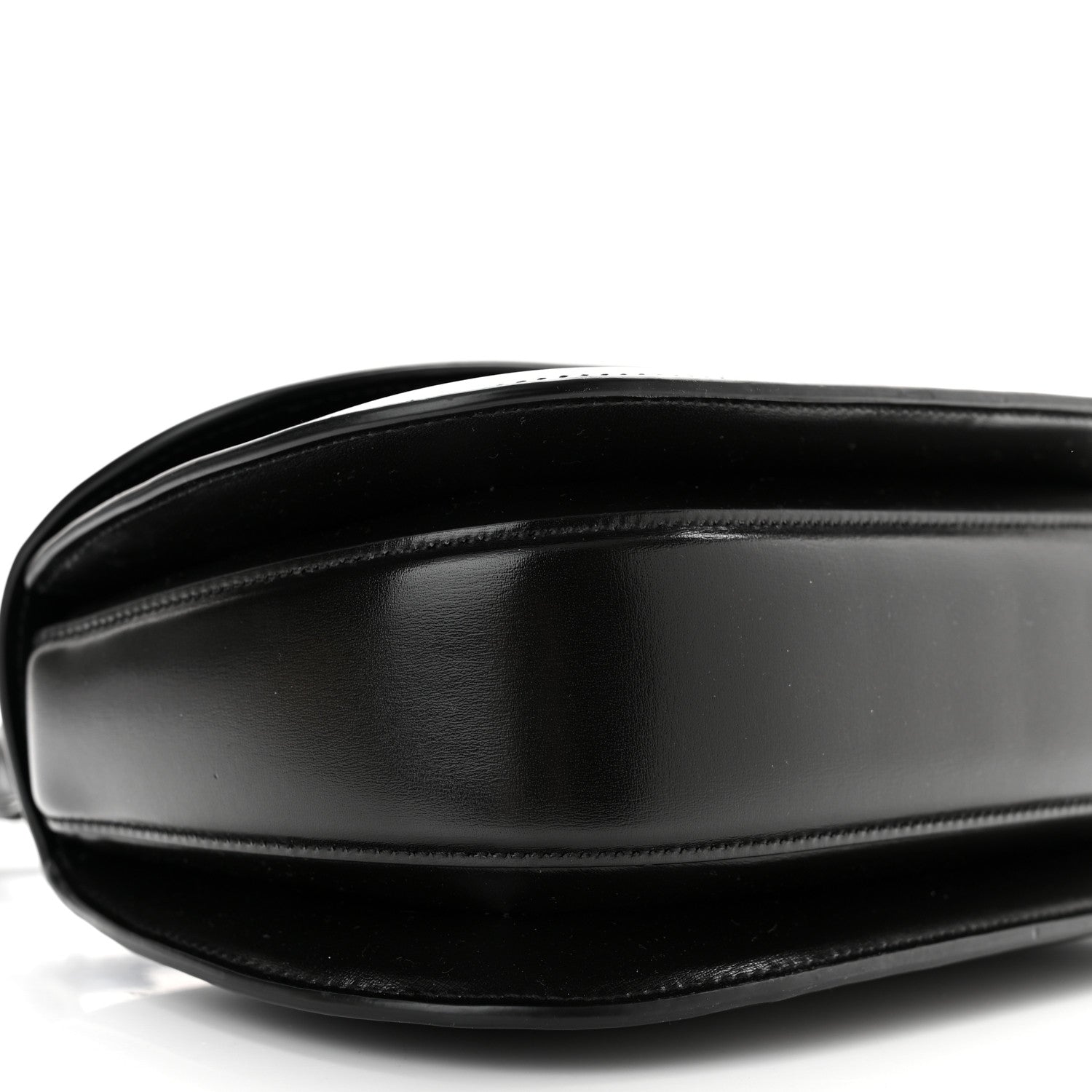 Gucci Boarded Dyana Lux Calfskin Web Monochrome Small Bamboo 1947 Top Handle Bag Black 10 of 12