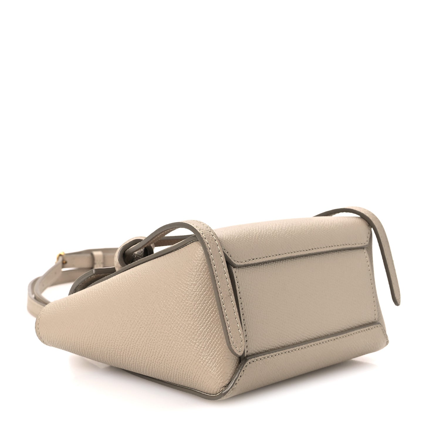 Grained Calfskin Pico Belt Bag Light Taupe