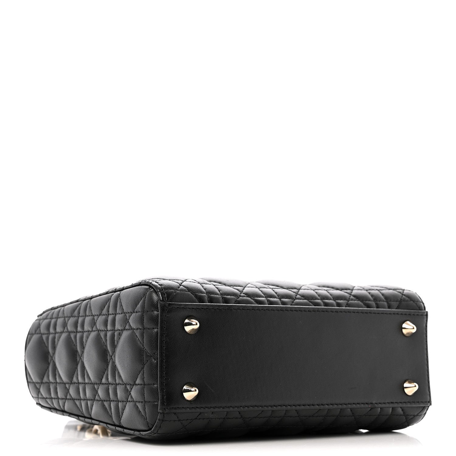 Christian Dior Lambskin Cannage Small My ABCDior Lady Dior Black 4 of 14