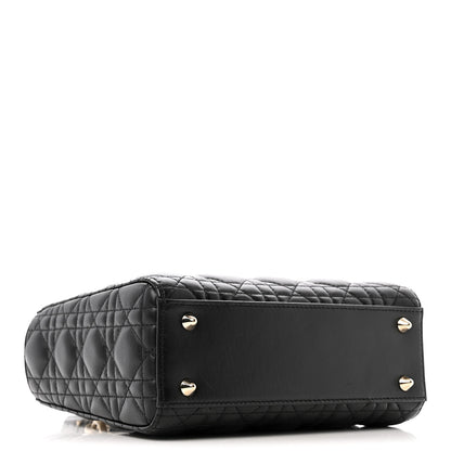 Christian Dior Lambskin Cannage Small My ABCDior Lady Dior Black 4 of 14