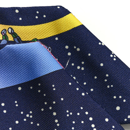 Hermes Silk Space Derby Twilly Marine Rose Multicolor 5 of 5