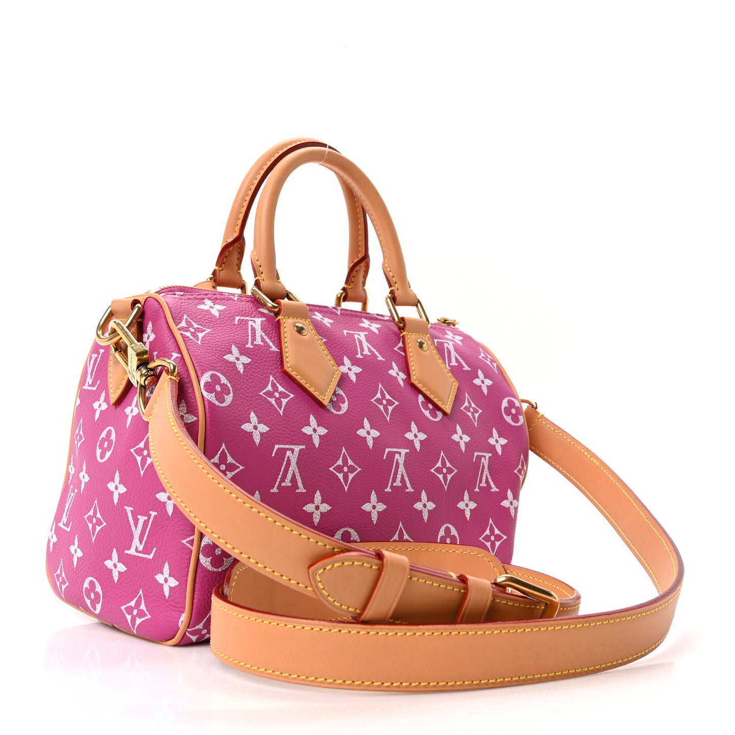 Calfskin Monogram Speedy P9 Bandouliere 25 Agate