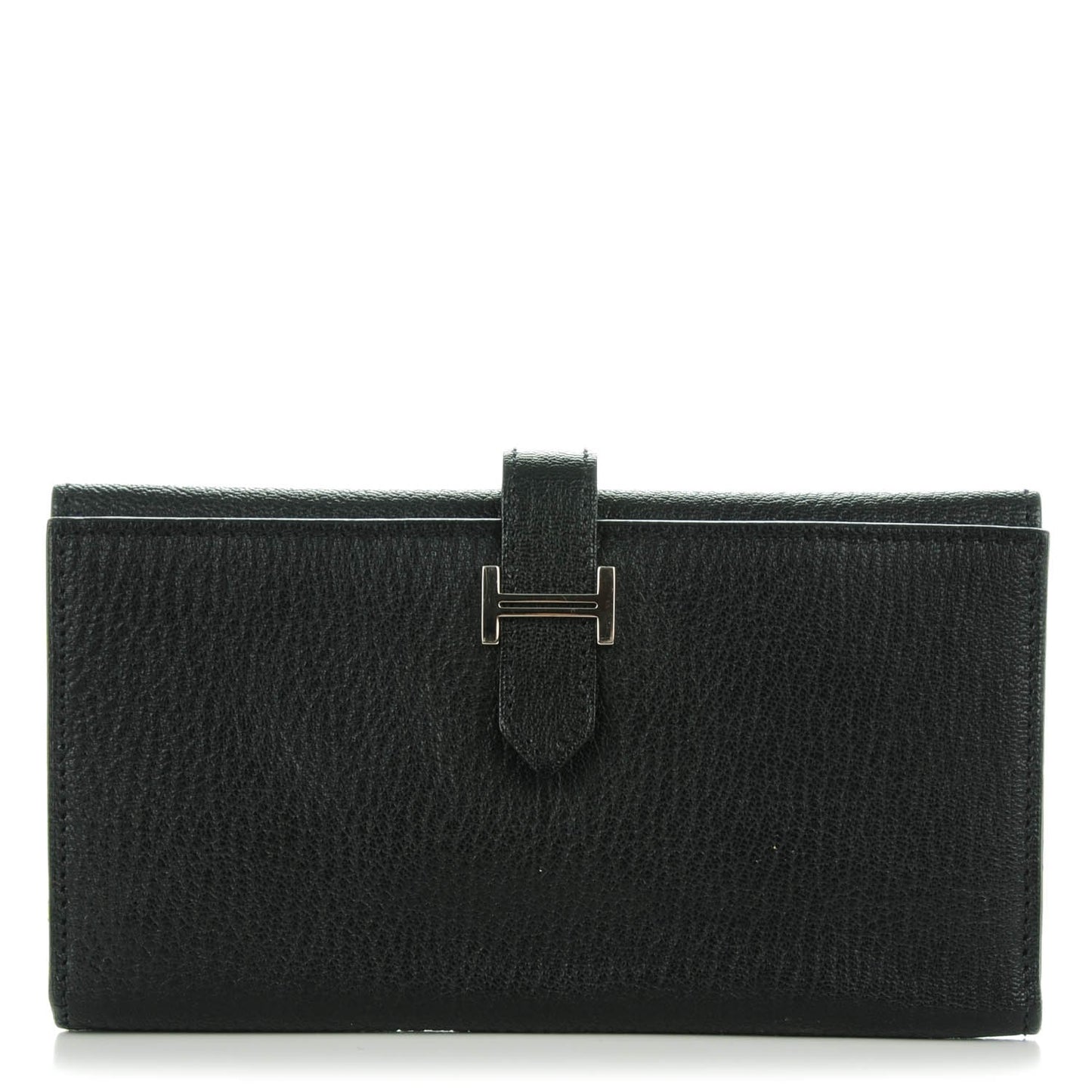 Chevre Mysore Bearn Tri-Fold Wallet Black