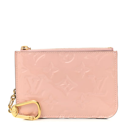 Louis Vuitton Vernis Key Pouch Rose Ballerine 1 of 6