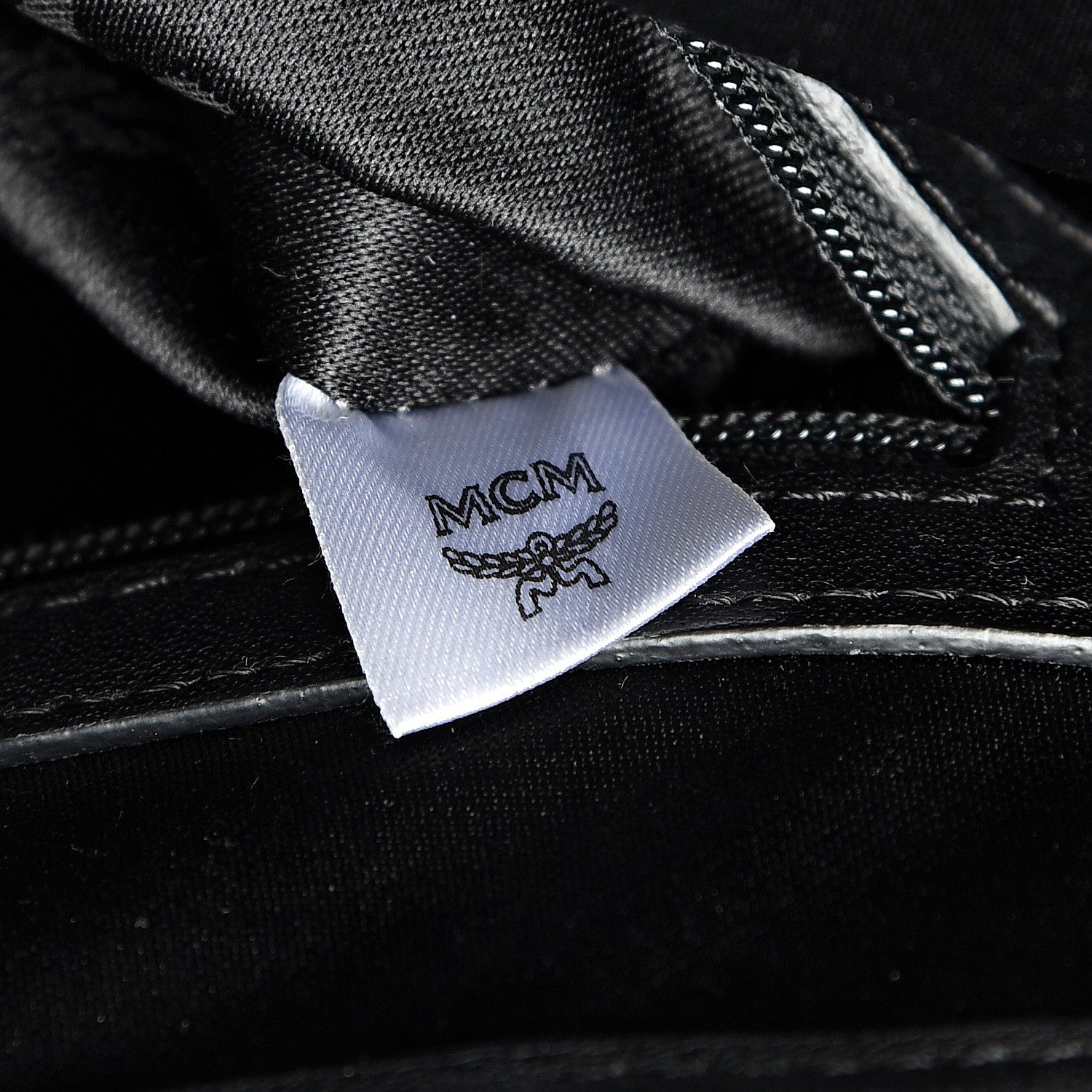 MCM Visetos Medium Stark Backpack Black 6 of 15