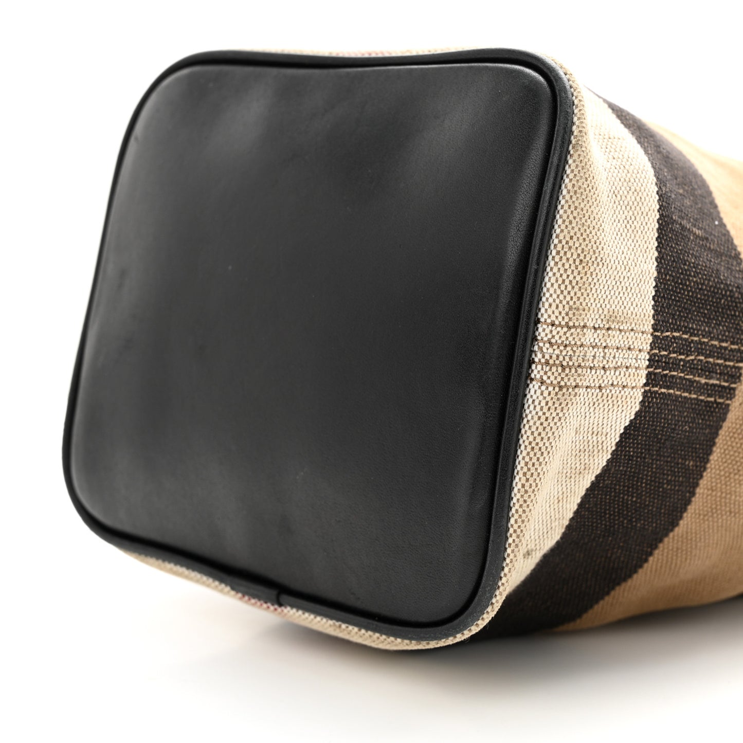 Canvas Mega Check Mini Ashby Tassel Crossbody Black