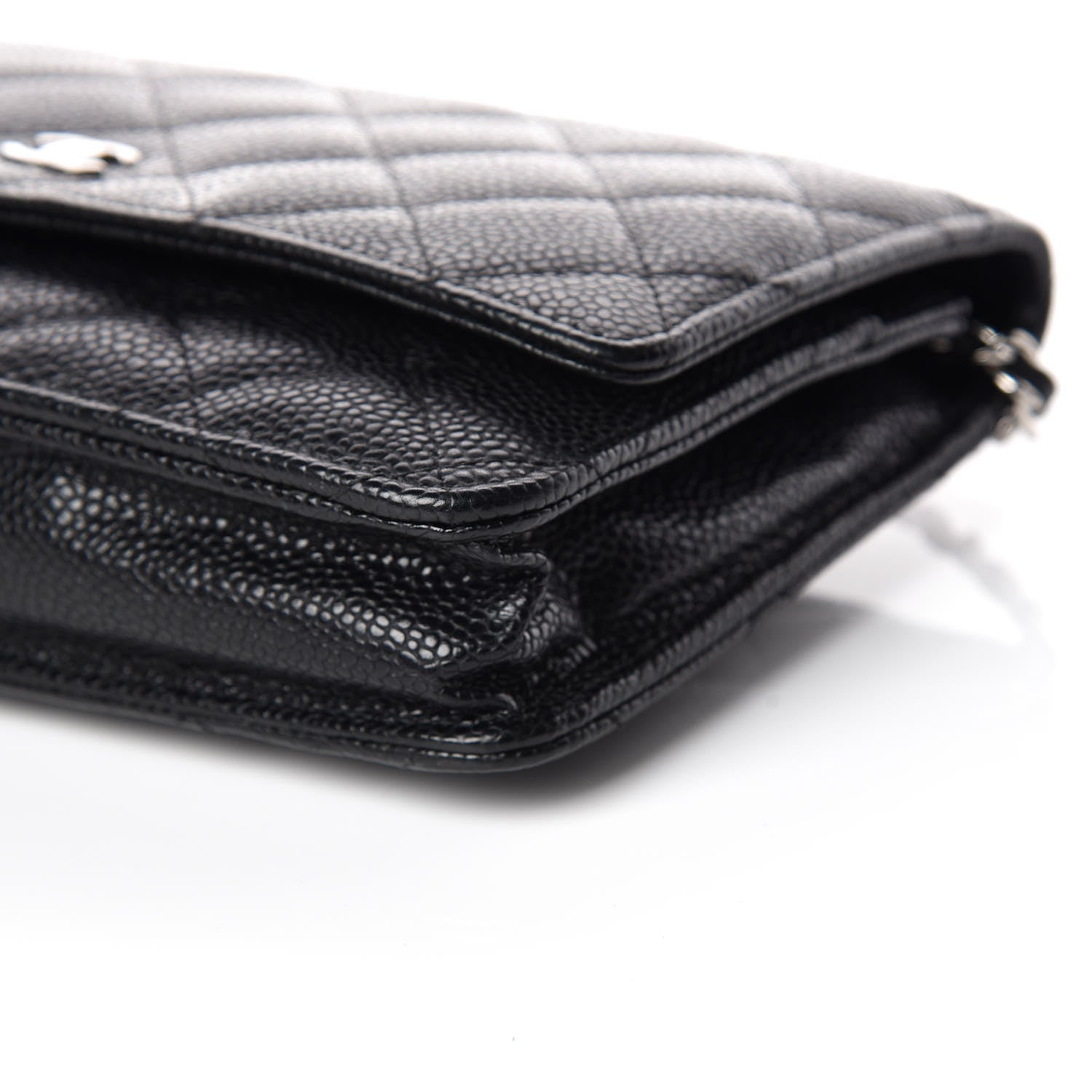 Chanel Caviar Quilted Wallet On Chain WOC Black 10 of 10