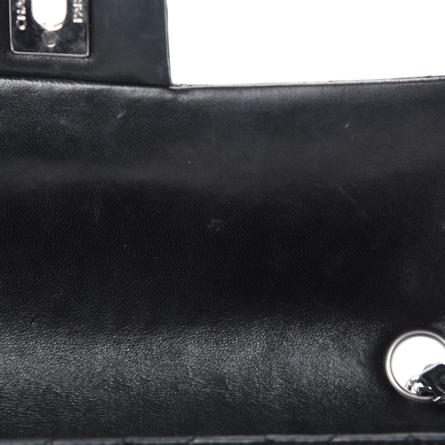 Chanel Lambskin Quilted East West Flap Black 9 of 17