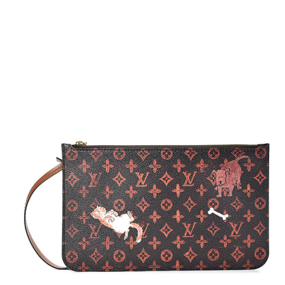 Louis Vuitton Catogram Neverfull MM GM Pochette Marron 1 of 6