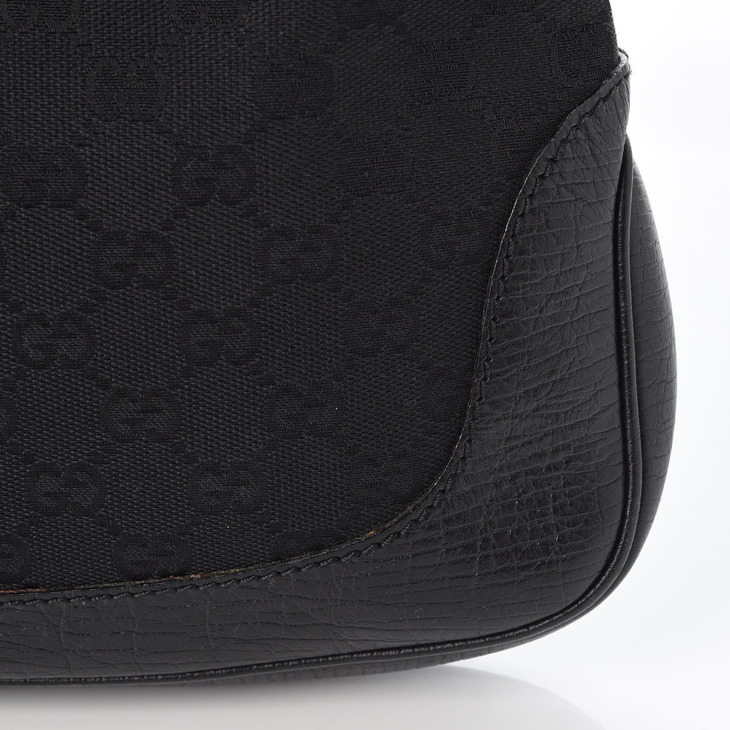 Gucci Monogram Small Jackie O Hobo Black 14 of 16