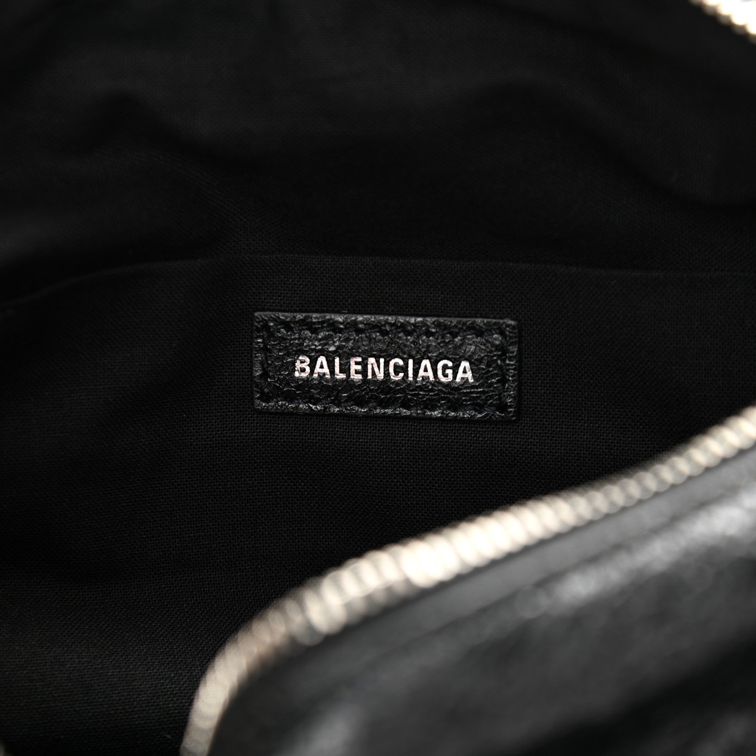 Balenciaga Lambskin Classic Hardware Neo Lift Hip Bag Black 6 of 10