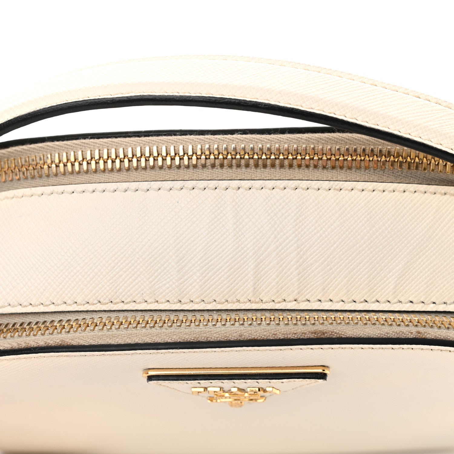 Prada Saffiano Lux Odette Crossbody White 12 of 14