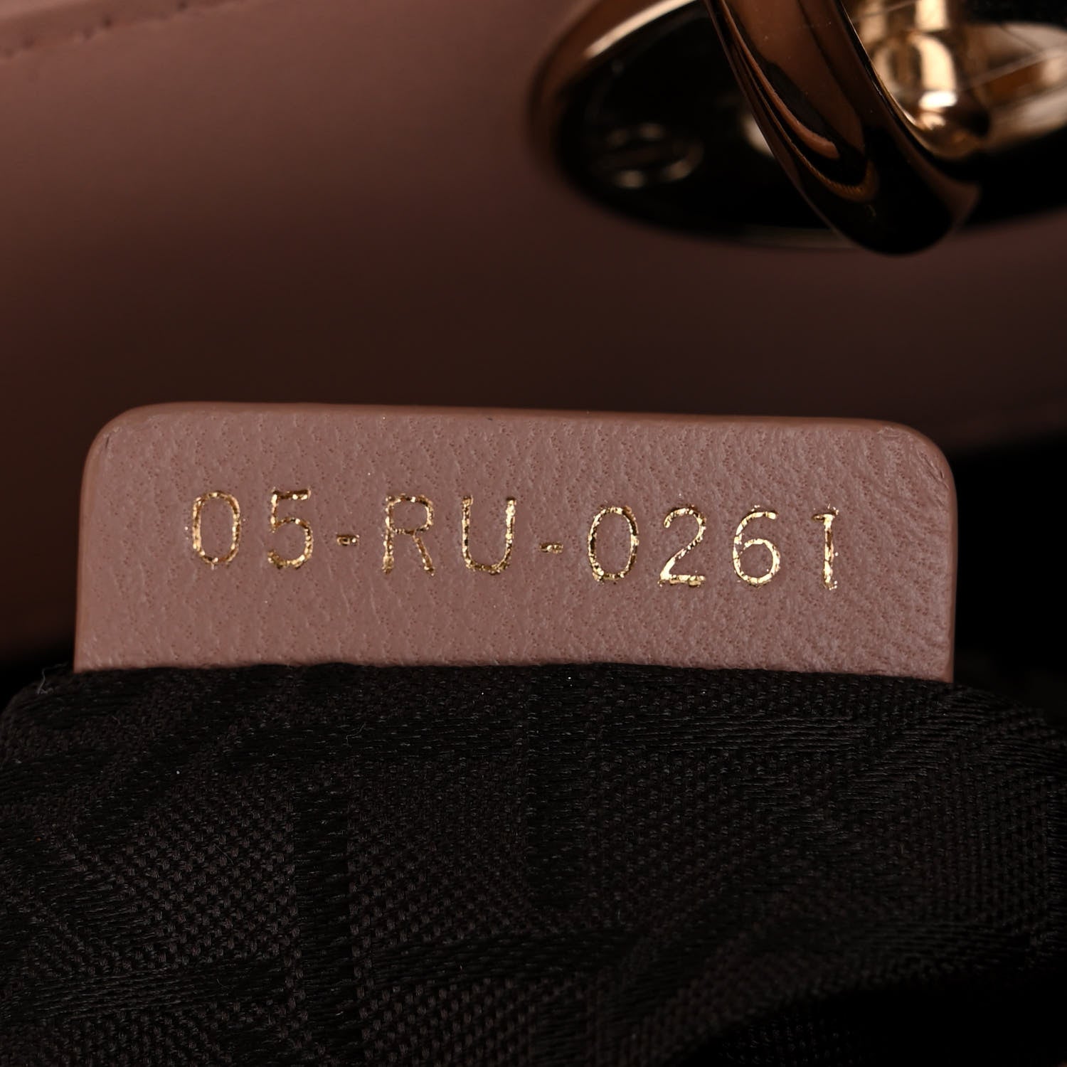 Christian Dior Lambskin Cannage Small My ABCDior Lady Dior Fard 7 of 11