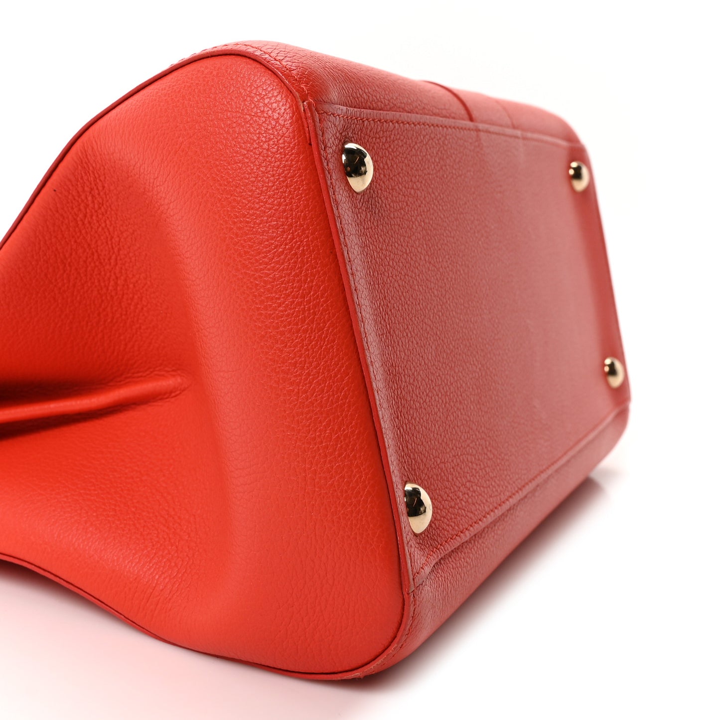 Grained Calfskin MM Brillant Satchel Sunset