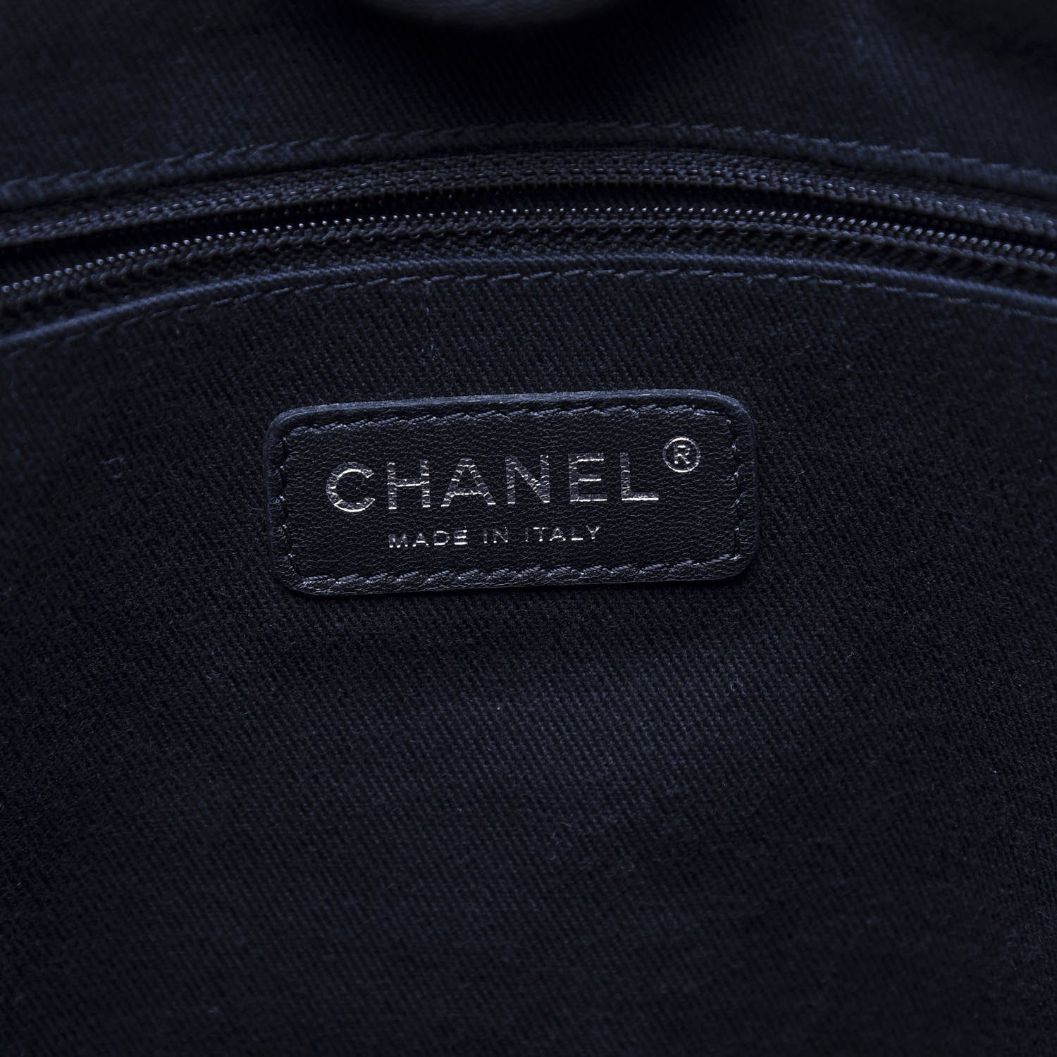 Chanel Canvas Small Deauville Tote Beige Black 5 of 9