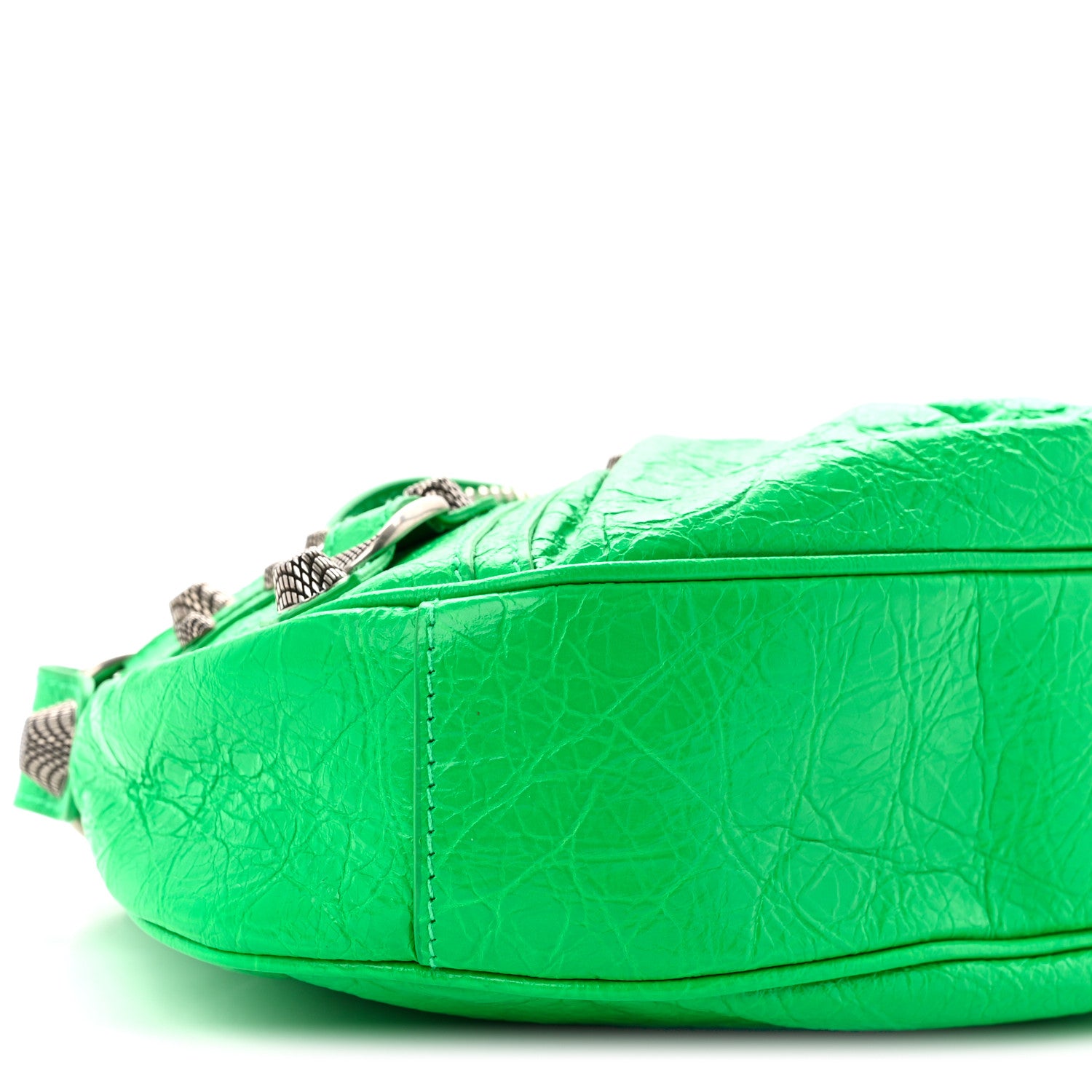 Balenciaga Agneau Arena Le Cagole Shoulder Bag XS Vivid Green 10 of 11