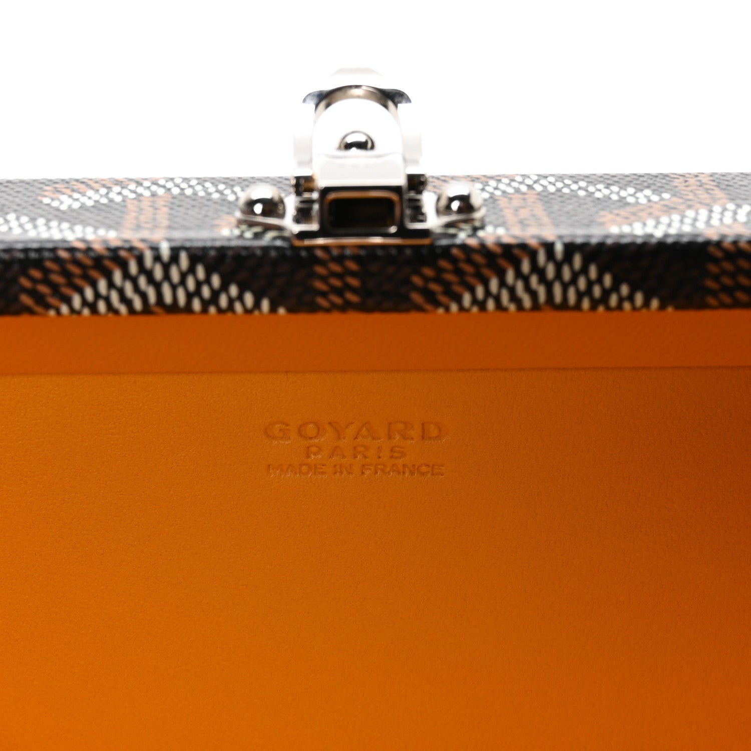Goyard Goyardine Minaudiere Trunk Bag Black 6 of 10