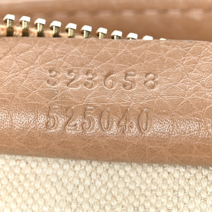 Gucci Cellarius Calfskin Large Bamboo Shopper Tote Camelia 9 of 18