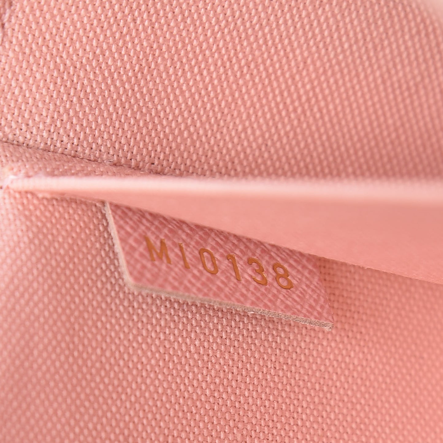Damier Azur Pochette Felicie Chain Wallet Rose Ballerine