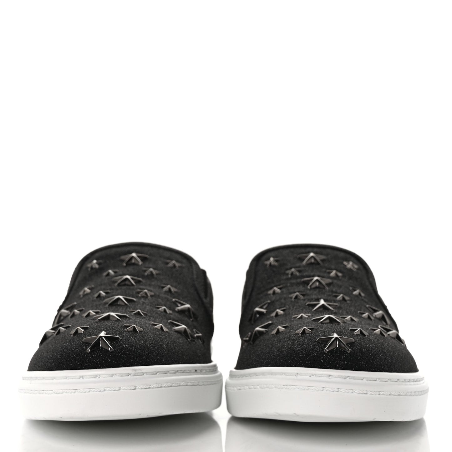 Fine Glitter Suede Mens Grove Sneakers 40 Black