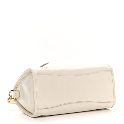 Miu Miu Vitello Shine Zip Tote Talco 4 of 10