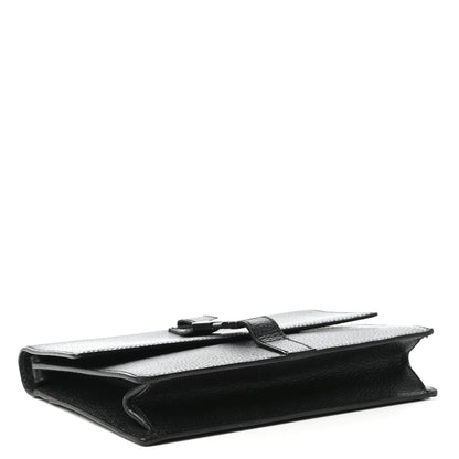 Gucci Calfskin Wristlet Clutch Black 4 of 11