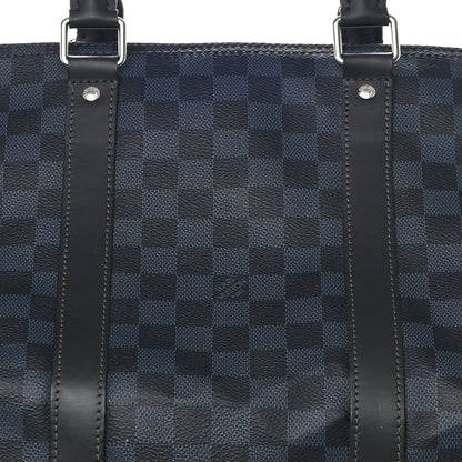 Louis Vuitton Damier Cobalt Keepall Bandouliere 55 8 of 10