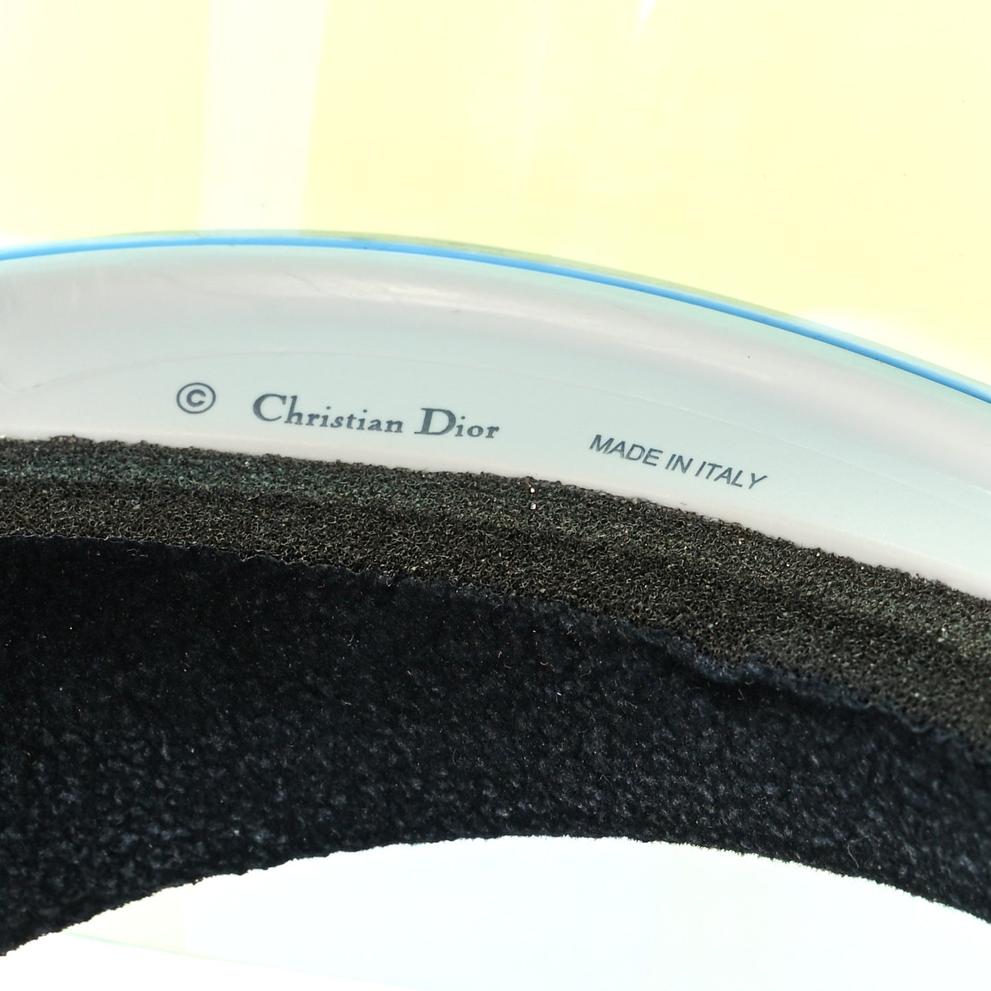 Mirrored DiorClub1 Sun Visor Blue