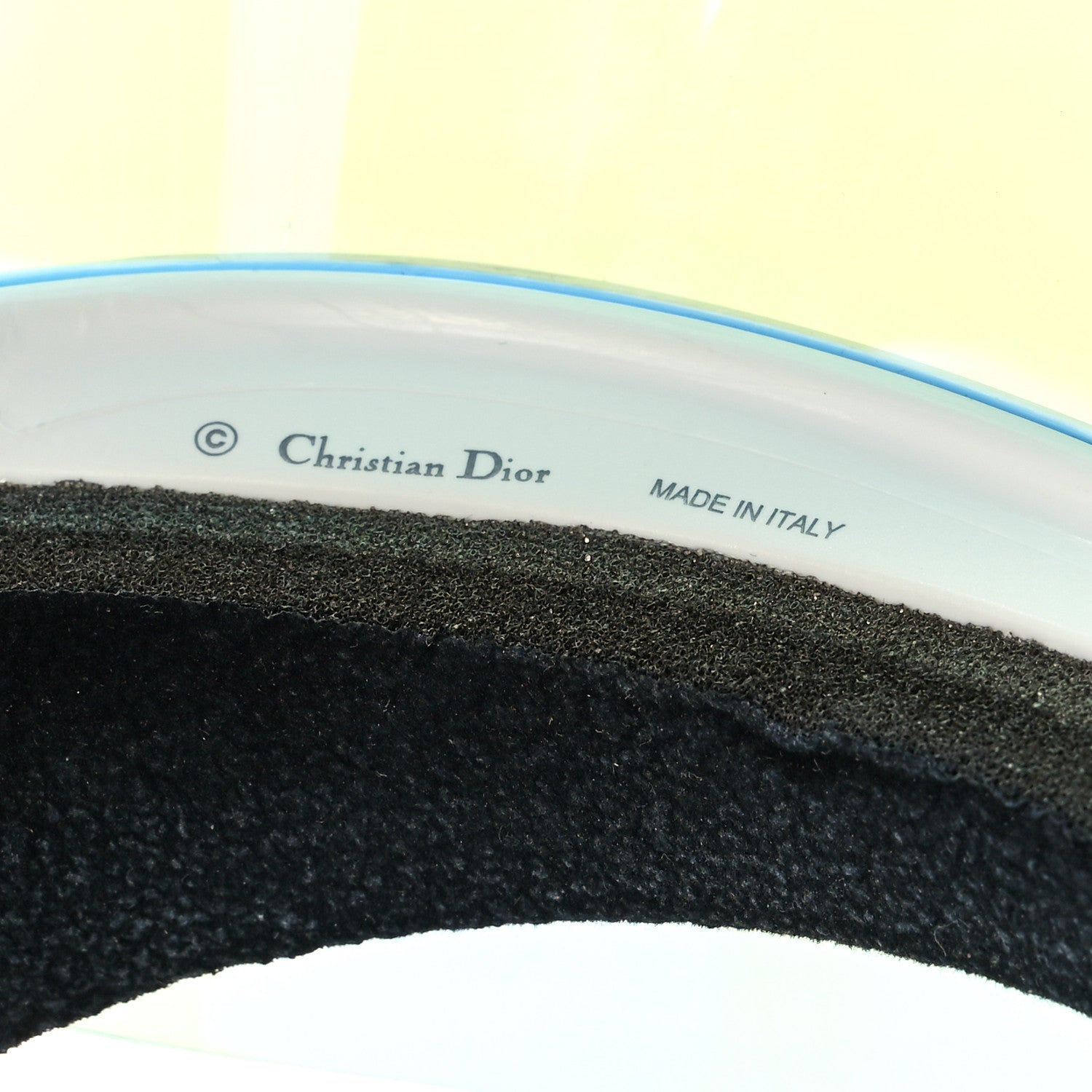 Christian Dior Mirrored DiorClub1 Sun Visor Blue 7 of 8