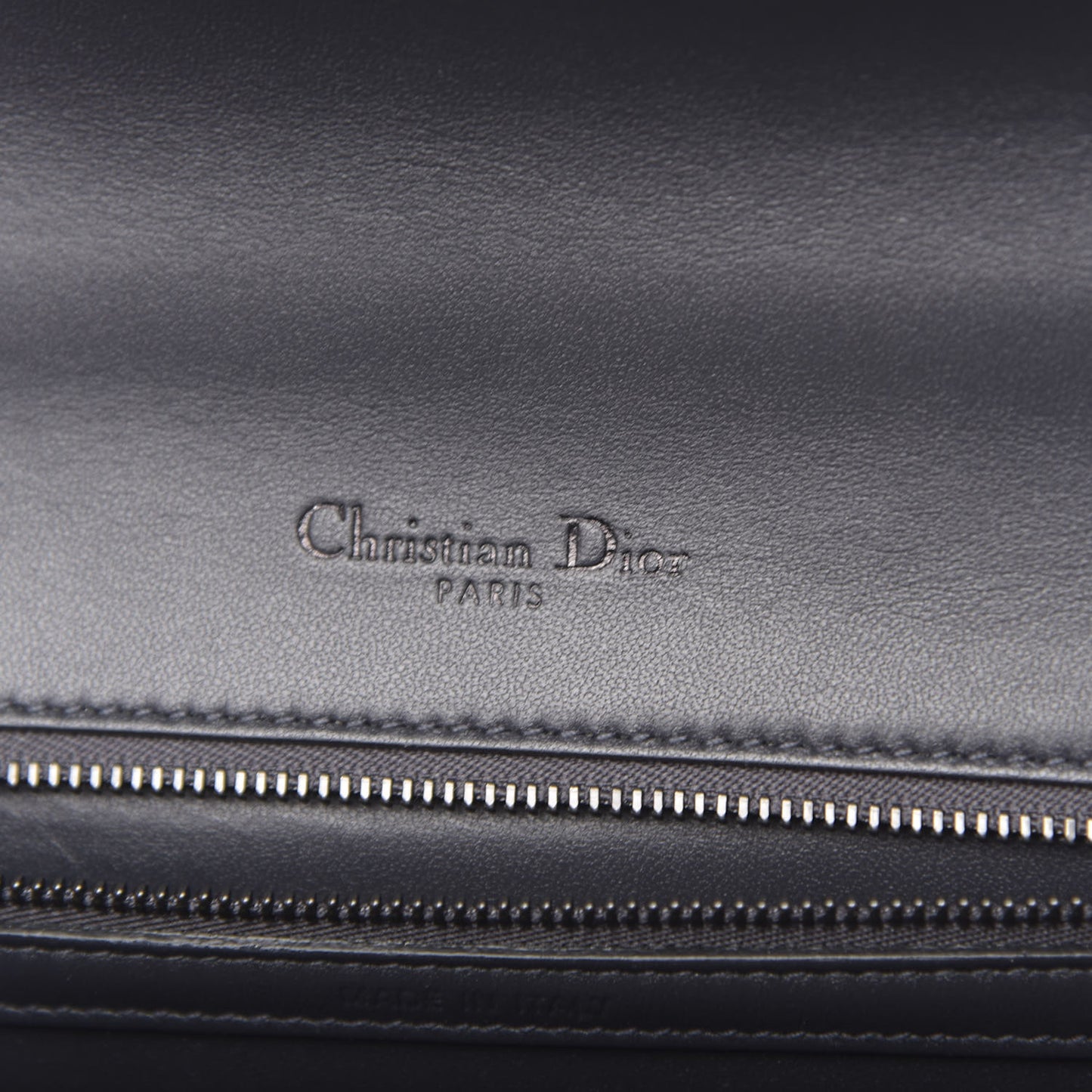 Metallic Patent Micro-Cannage Medium Diorama Flap Bag Onyx Black