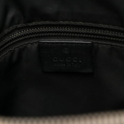 Gucci GG Supreme Monogram Web Messenger Bag Black 6 of 10