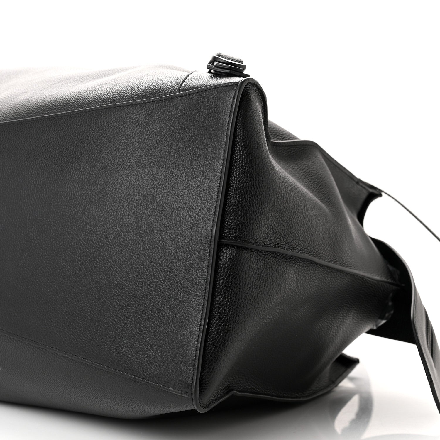 Balenciaga Grained Calfskin Neo Classic Black Hardware Large Top Handle Bag Black 10 of 11