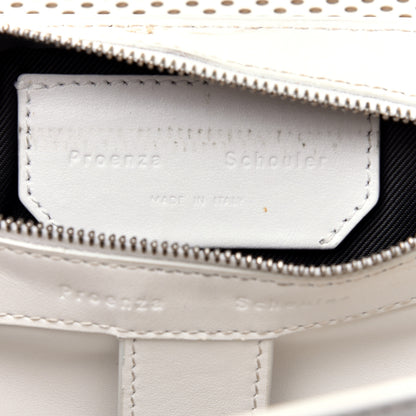 Proenza Schouler Lambskin Perforated Tiny Optic White 9 of 10