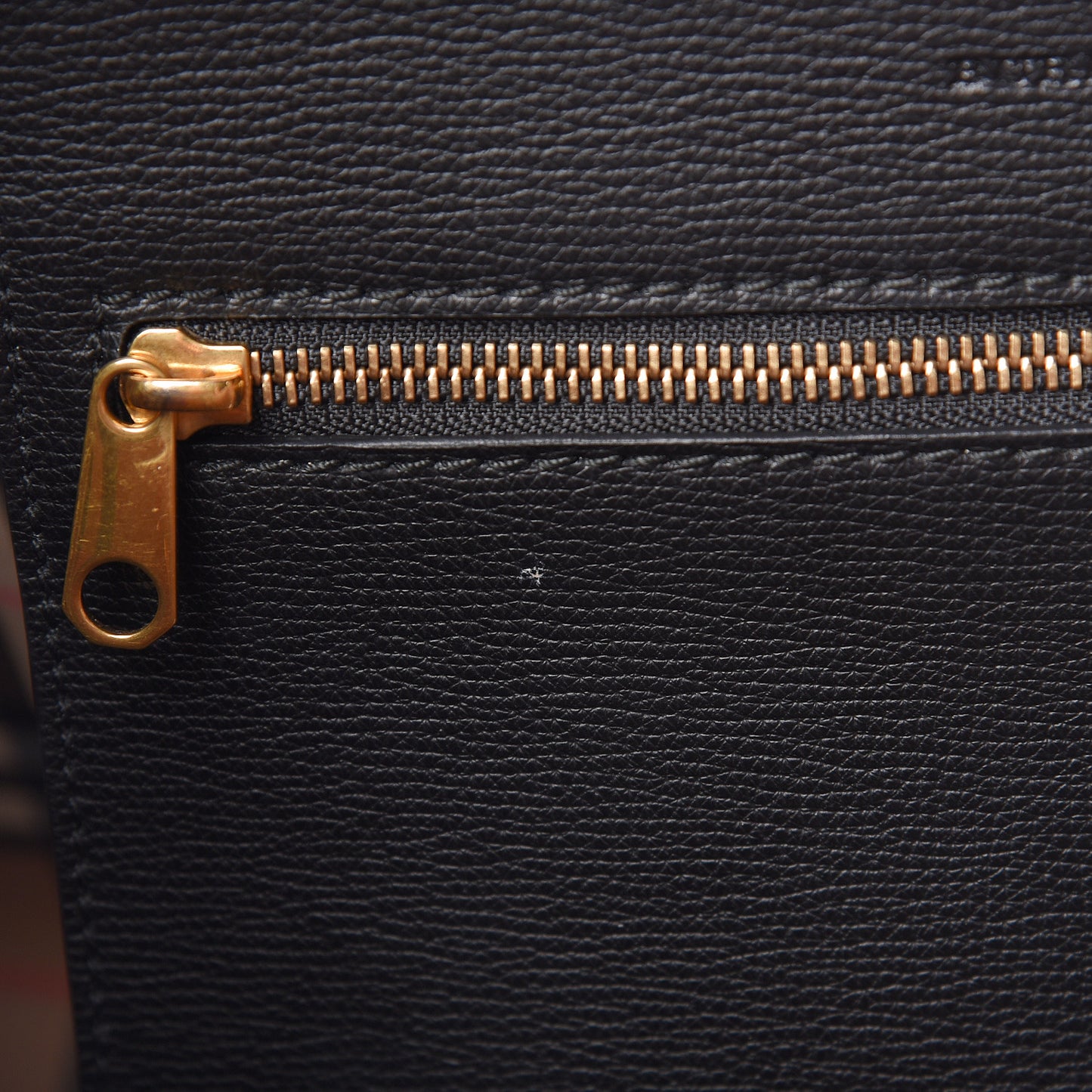 Calfskin Crest Embossed Small Tote Black