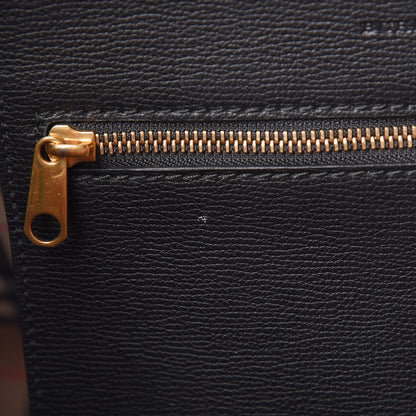 Burberry Calfskin Crest Embossed Small Tote Black 8 of 15
