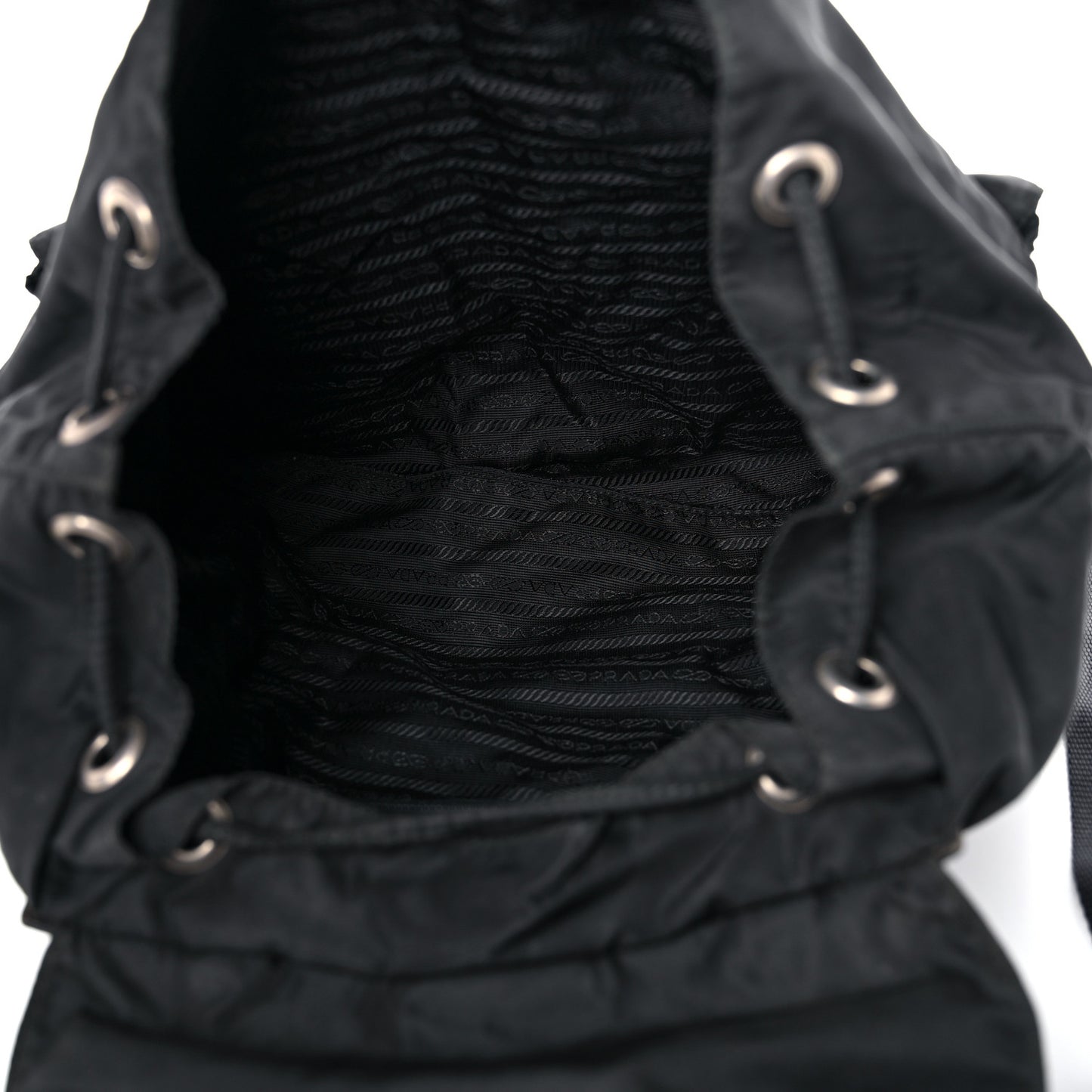 Nylon Vela Medium Backpack Black