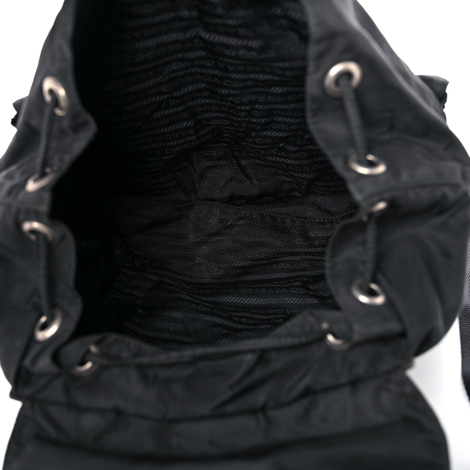 Prada Nylon Vela Medium Backpack Black 13 of 25