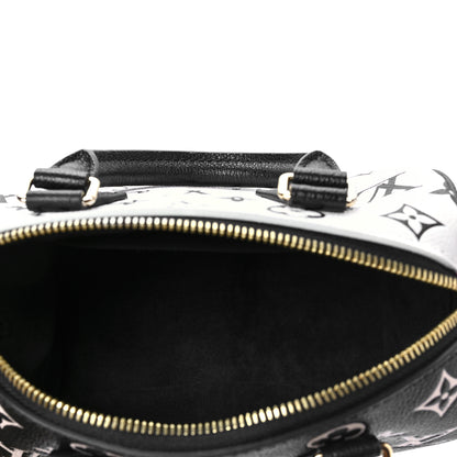 Louis Vuitton Empreinte Monogram Spring in the City Speedy Bandouliere 20 Black White Pink 5 of 7