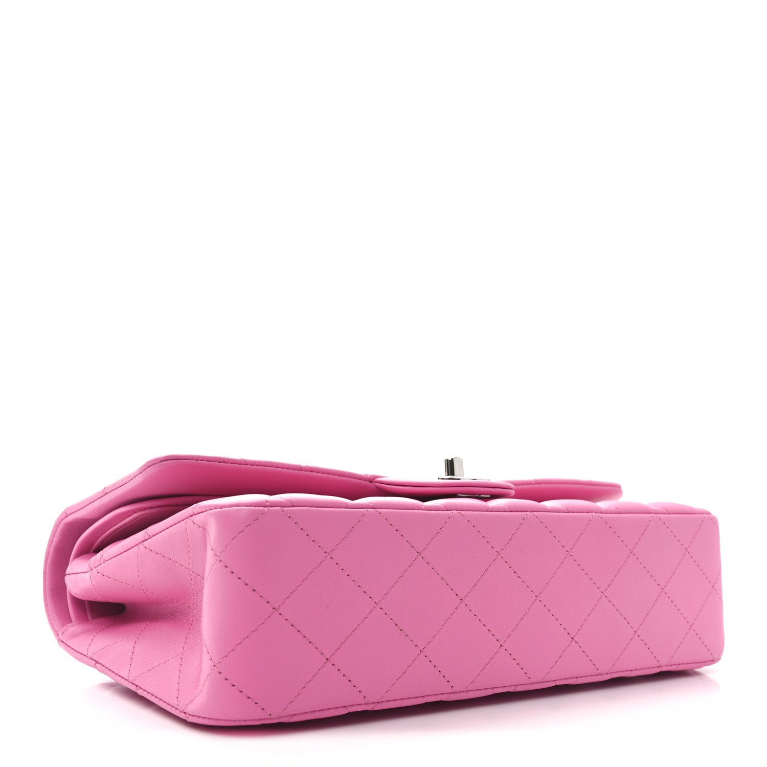 Chanel Lambskin Quilted Medium Double Flap Pink 4 of 11