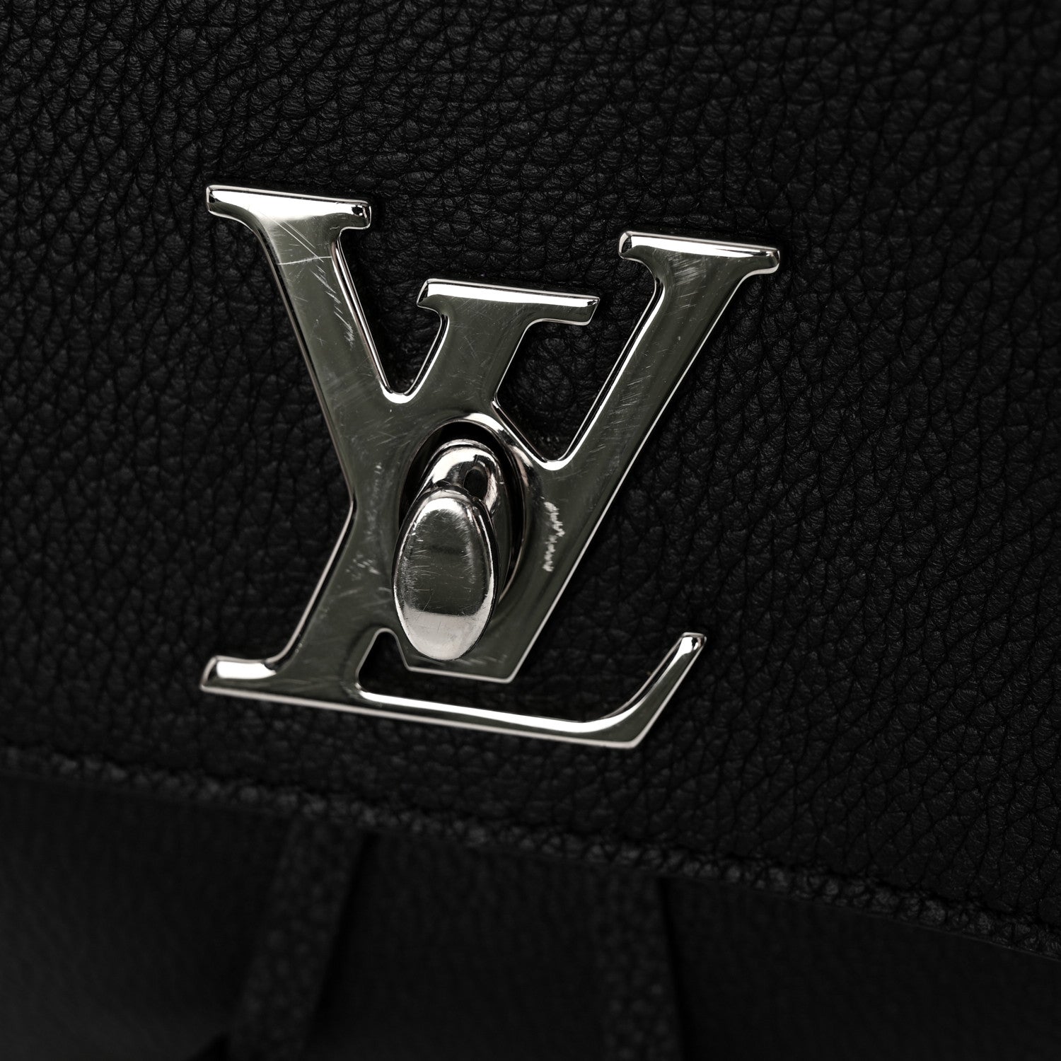 Louis Vuitton Calfskin Lockme Backpack Black 13 of 16