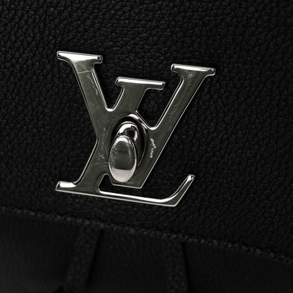 Louis Vuitton Calfskin Lockme Backpack Black 13 of 16