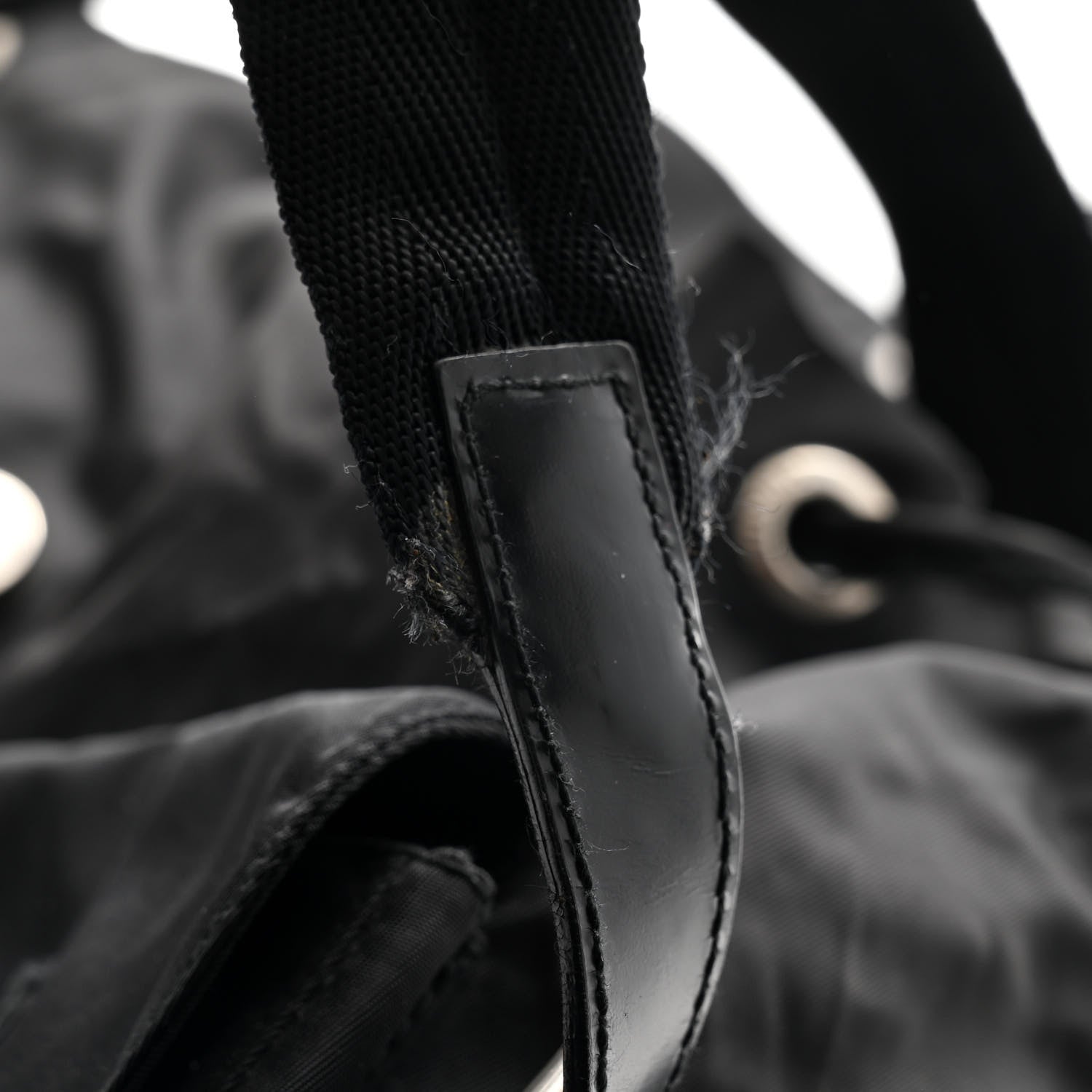 Prada Nylon Vela Medium Backpack Black 15 of 15