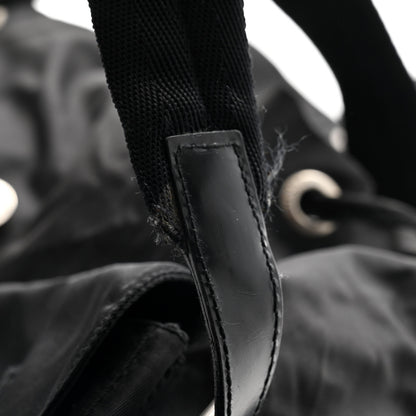 Prada Nylon Vela Medium Backpack Black 15 of 15